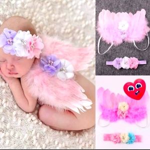 Newborn Wings & Headband Photoshoot